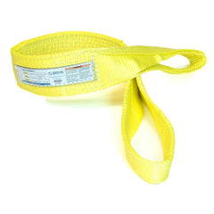 Slings & Tiedowns (Load-Rated); Sling Type: Eye & Eye; Length (Feet): 14; Vertical Capacity (Lb.): 11500; Choker Capacity (Lb.): 9200; Width (Inch): 4; Basket Capacity (Lb.): 23000; Eye Type: Flat Eye; Sling Material: Nylon; Sling Width: 4 in; Eye Length: