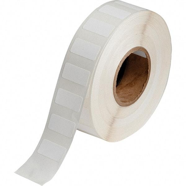 Brady - 1" Wide x 1/2" Long, White Polypropylene Inkjet Label - For BradyJet J2000 - Caliber Tooling