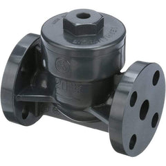 Asahi/America - 4" PVC Check Valve - Spring Check, Flanged, 100 WOG - Caliber Tooling