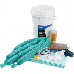 Brady SPC Sorbents - 9 Gal Capacity Hazardous Materials Spill Kit - 6.5 Gal Polyethylene Bucket - Caliber Tooling