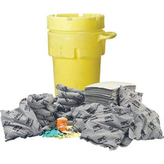 Brady SPC Sorbents - 75 Gal Capacity Universal Spill Kit - 95 Gal Polyethylene Drum - Caliber Tooling