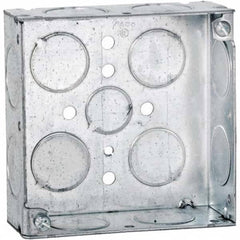 Hubbell-Raco - 4 x 4 x 1.563" Steel Square Device Box - Caliber Tooling