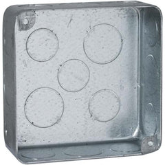 Hubbell-Raco - 4 x 4 x 1.563" Steel Square Junction Box - Caliber Tooling