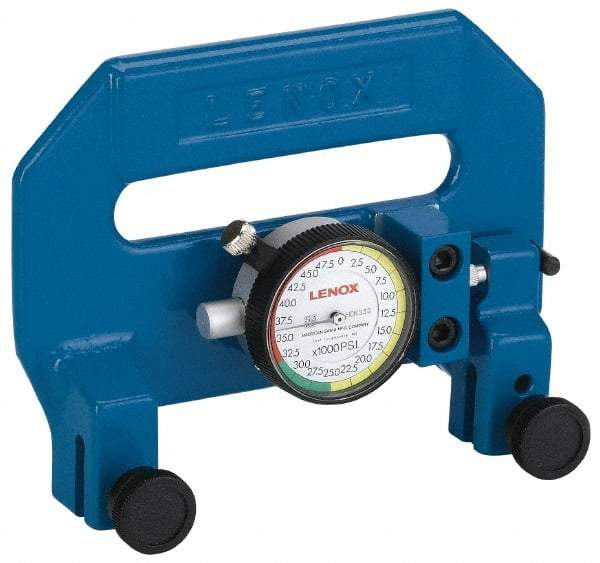 Lenox - Saw Blade Tension Gauges System of Measurement: Pounds, Kilograms Maximum Pressure (psi): 60,000 - Caliber Tooling