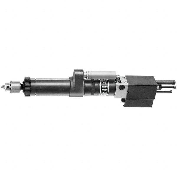 Ingersoll-Rand - 3/8" Reversible Keyed Chuck - Inline Handle, 1,450 RPM, 0.5 hp, 90 psi - Caliber Tooling