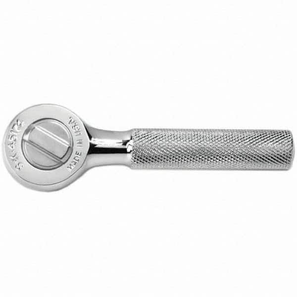 SK - Round Head - Chrome Finish, 4.8" OAL, 40 Gear Teeth - Caliber Tooling