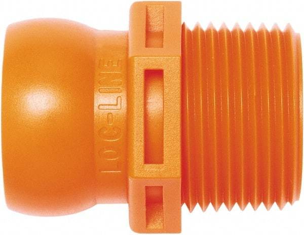 Loc-Line - 3/4" Hose ID, Male to Female Coolant Hose Connector - 3/4" NPT, For Loc-Line Modular Hose Systems - Caliber Tooling