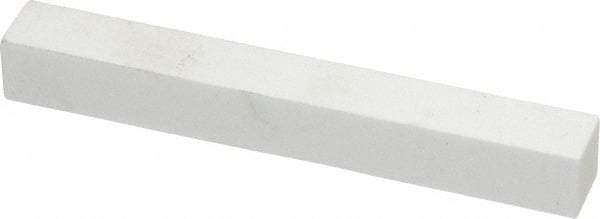 Norton - 220 Grit Aluminum Oxide Square Dressing Stick - 4 x 1/2 x 1/2, Very Fine Grade, Vitrified Bond - Caliber Tooling