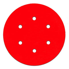 Hook & Loop Discs; Disc Diameter (Decimal Inch): 6; Grade: Ultra Fine; Grit: 220; Abrasive Material: Ceramic Blend; Disc Color: Red; Package Quantity: 10; Grit: 220; Grit: 220; Package Quantity: 10