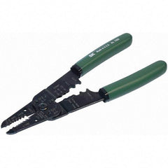 SK - Wire & Cable Strippers - 8" W/CUSHION GRIP CRIMPING/STRIPPING PLIER - Caliber Tooling