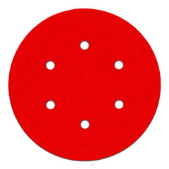 Hook & Loop Discs; Disc Diameter (Decimal Inch): 6; Grade: Coarse; Grit: 60; Abrasive Material: Ceramic Blend; Disc Color: Red; Package Quantity: 10; Grit: 60; Grit: 60; Package Quantity: 10