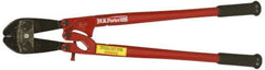 H.K. Porter - 24" OAL, 7/16" Capacity, Bolt Cutter - Oval Head, Rubber Grips Handle - Caliber Tooling