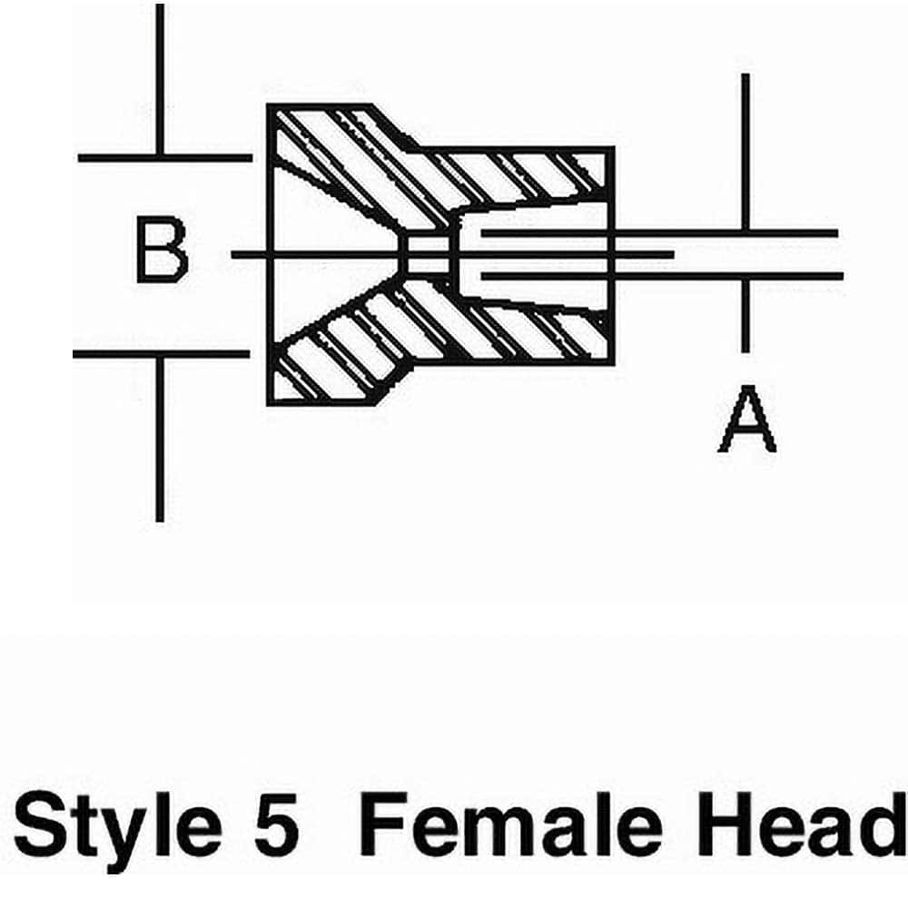 Riten - Lathe Center Points, Tips & Accessories; Product Type: Point ; Center Compatibility: Live Center ; Point Style: Female Point ; Minimum Point Diameter (Inch): 3/8 ; Minimum Point Diameter (Decimal Inch): 0.3750 ; Maximum Point Diameter (Decimal In - Exact Industrial Supply