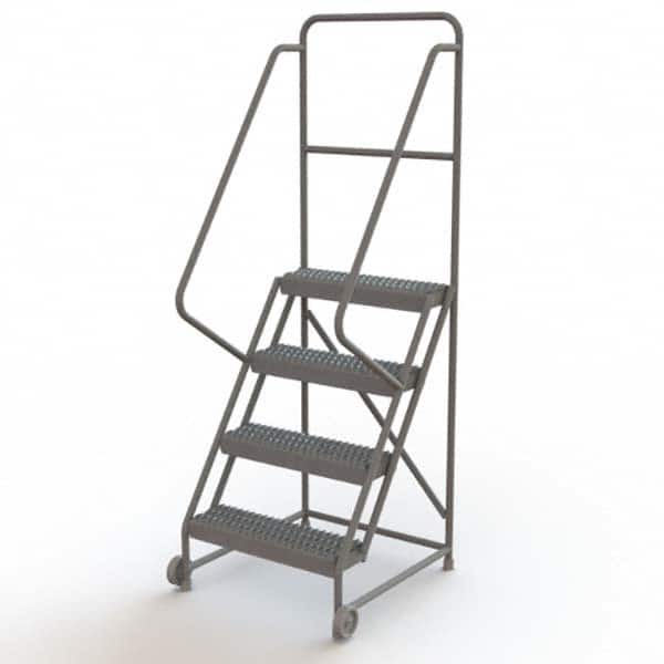 TRI-ARC - Rolling & Wall Mounted Ladders & Platforms Type: TiltNRoll Rolling Ladder Style: Tilt & Roll Safety Ladder - Caliber Tooling