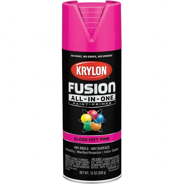 Krylon - Spray Paints Type: Acrylic Enamel Spray Paint Color: Hot Pink - Caliber Tooling