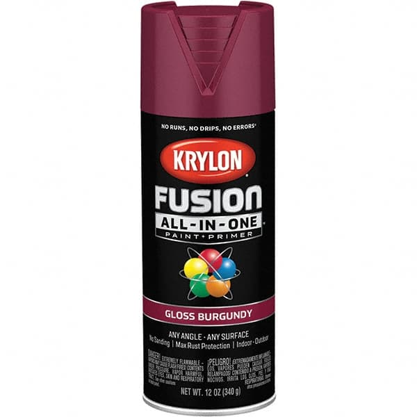 Krylon - Spray Paints Type: Acrylic Enamel Spray Paint Color: Burgundy - Caliber Tooling