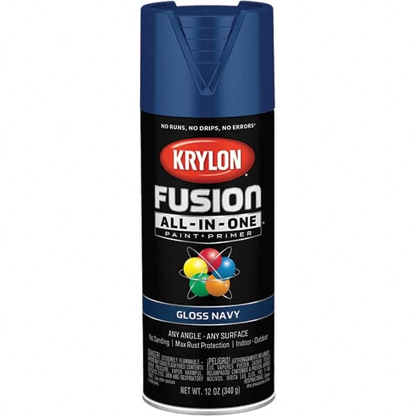 Krylon - Spray Paints Type: Acrylic Enamel Spray Paint Color: Navy - Caliber Tooling