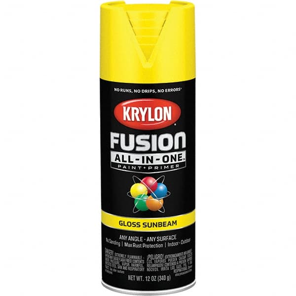 Krylon - Spray Paints Type: Acrylic Enamel Spray Paint Color: Sunbeam - Caliber Tooling