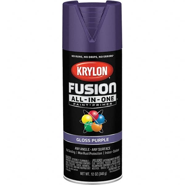 Krylon - Spray Paints Type: Acrylic Enamel Spray Paint Color: Purple - Caliber Tooling