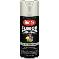 Krylon - Spray Paints Type: Acrylic Enamel Spray Paint Color: River Rock - Caliber Tooling