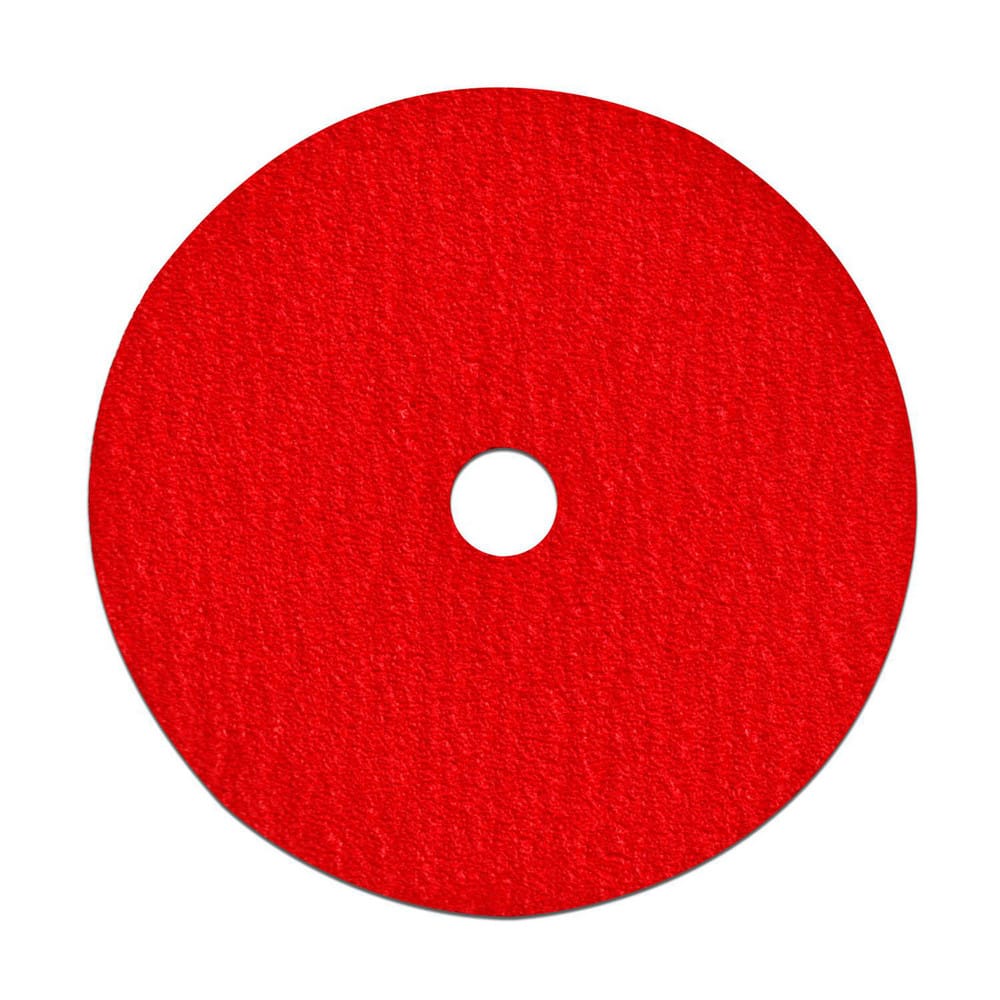 Fiber Discs; Abrasive Material: Aluminum Oxide; Grade: Extra Coarse; Center Hole Size (Inch): 7/8; Grit: 24; Backing Material: Rubber; Maximum Rpm: 8450.000; Disc Color: Red; Disc Diameter (Decimal Inch): 7; Package Quantity: 2 Pack