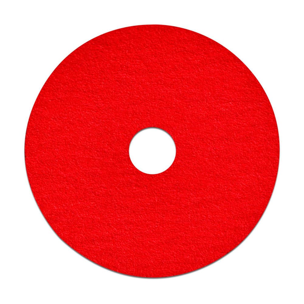 Fiber Discs; Abrasive Material: Aluminum Oxide; Grade: Extra Coarse; Center Hole Size (Inch): 7/8; Grit: 24; Backing Material: Rubber; Maximum Rpm: 12200.000; Disc Color: Red; Disc Diameter (Decimal Inch): 5; Package Quantity: 4 Pack