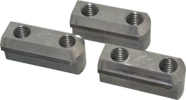 H & R Manufacturing - Lathe Chuck Jaw Nut - 10" Chuck Diam Compatible, 12mm Screw, M12 Thread - Caliber Tooling