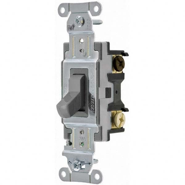 Hubbell Wiring Device-Kellems - Toggle Switches Switch Type: Medium Duty Switch Sequence: Off-On - Caliber Tooling