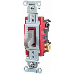 Hubbell Wiring Device-Kellems - Toggle Switches Switch Type: Heavy Duty Switch Sequence: Off-On - Caliber Tooling