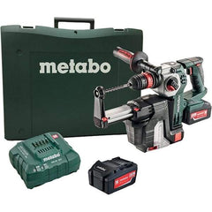 Metabo - 18 Volt 1" SDS-Plus Keyless Chuck Cordless Rotary Hammer - 4500 BPM, 1200 RPM, Reversible, D-Handle - Caliber Tooling