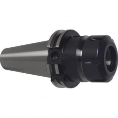 Guhring - 160mm Projection, ISO40 Taper Shank, ER16 Collet Chuck - 32mm Shank Diam - Exact Industrial Supply