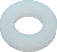 Made in USA - 1/4" Screw, Grade 6/6 Nylon Standard Flat Washer - 6.53mm ID x 1" OD, 2.36mm Thick - Caliber Tooling