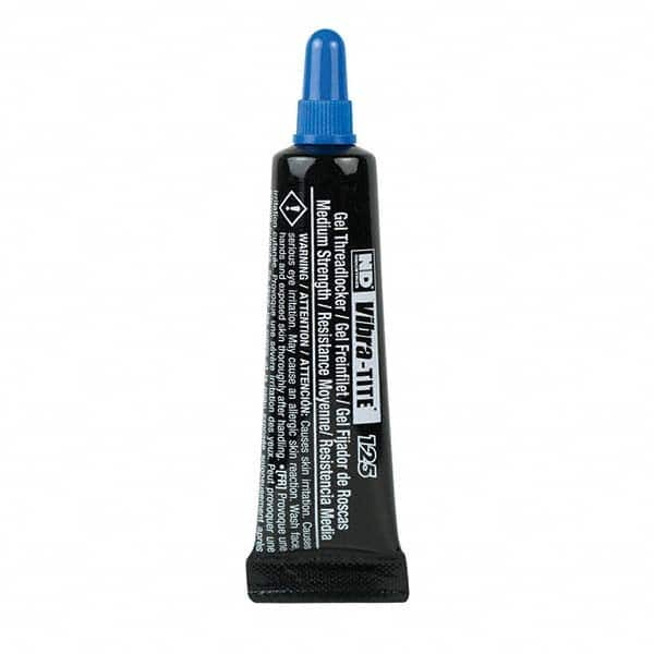 Vibra-Tite - 6 mL Tube, Blue, Medium Strength Gel Threadlocker - Caliber Tooling