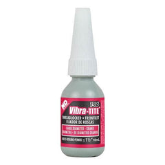 Vibra-Tite - 10 mL Bottle, Red, Large Diameter/High Strength Threadlocker - Caliber Tooling