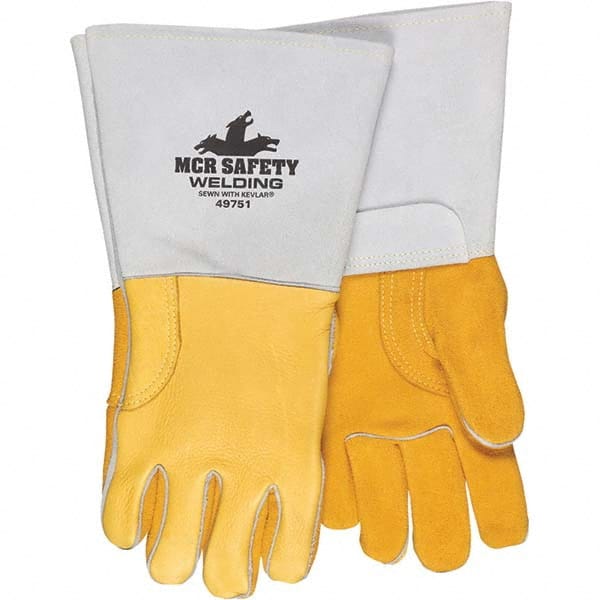 MCR Safety - Size XL Foam Lined Elkskin Welding Glove - Caliber Tooling