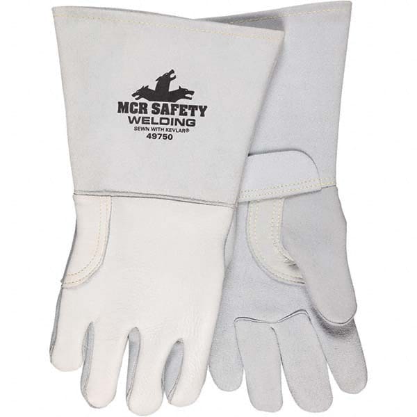 MCR Safety - Size L Foam Lined Elkskin Welding Glove - Caliber Tooling