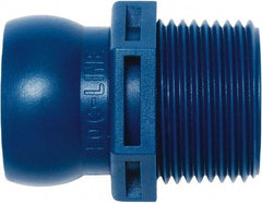 Loc-Line - 3/4" Hose ID, Male to Female Coolant Hose Connector - 3/4" BSPT, For Loc-Line Modular Hose Systems - Caliber Tooling