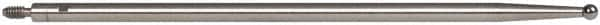 INTERAPID - 0.08" Ball Diam, Carbide, Ball Test Indicator Contact Point - 2.675" Contact Point Length, Use with Brown & Sharpe 74.111965 Interapid 312 Dial Test Indicator - Caliber Tooling