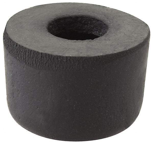 De-Sta-Co - 0.6299" Max Diam, 1/4-2 Thread, Neoprene, Slip On, Round End, Clamp Spindle Assembly Replacement Cap - For 1/4" Diam Hex Head Spindle, 0.44" OAL, 2.50" Hole Diam - Caliber Tooling