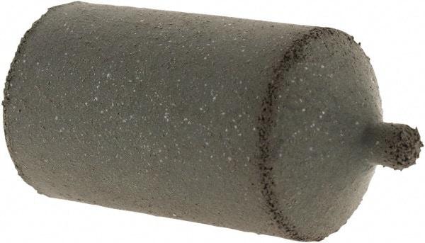 Cratex - 1" Max Diam x 1-3/4" Long, Cone, Rubberized Point - Coarse Grade, Silicon Carbide, 1/4" Arbor Hole, Unmounted - Caliber Tooling