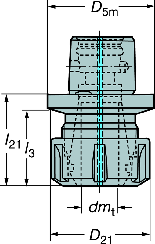 C33911420036 CAPTO ADAPTER - Caliber Tooling