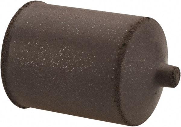 Cratex - 7/8" Max Diam x 1-1/4" Long, Cone, Rubberized Point - Medium Grade, Silicon Carbide, 1/4" Arbor Hole, Unmounted - Caliber Tooling