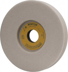 Norton - 7" Diam x 1-1/4" Hole x 1" Thick, K Hardness, 46 Grit Surface Grinding Wheel - Aluminum Oxide, Type 5, Coarse Grade, 3,600 Max RPM, Vitrified Bond, One-Side Recess - Caliber Tooling