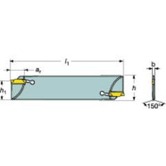 N123D15-21A2 CoroCut® 1-2 Blade for Parting - Caliber Tooling