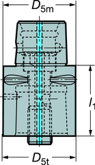 C53910150050 CAPTO ADAPTER - Caliber Tooling