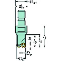 R300-24T12-12L Round Insert Cutter - Caliber Tooling