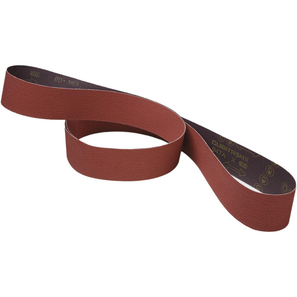 Abrasive Belts; Abrasive Material: Ceramic; Belt Width (Inch): 0.5; Overall Length (Decimal Inch): 12.0000; Grit: 60+; Abrasive Type: Coated; Backing Material: Polyester; Cloth; Backing Weight: X Weight