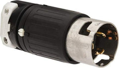 Hubbell Wiring Device-Kellems - 250 VAC, 50 Amp, NonNEMA Configuration, Industrial Grade, Self Grounding Plug - 3 Phase, 3 Poles, IP20, 0.83 to 1-1/4 Inch Cord Diameter - Caliber Tooling