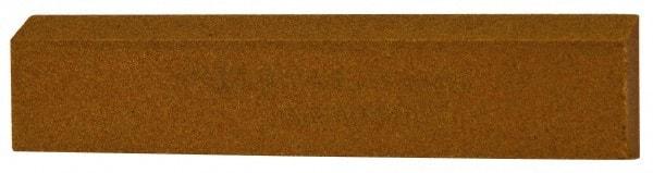 Norton - 4-1/2" Long x 1" Wide x 5/16" Thick, Aluminum Oxide Sharpening Stone - Rectangle, Medium Grade - Caliber Tooling