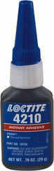 Loctite - 20 Gal Bottle Black Instant Adhesive - 24 hr Full Cure Time - Caliber Tooling